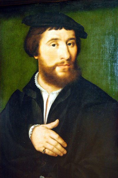 Portrait of a Man, Flemish, 1530-40, Joos van Cleve (1485-1540/1)