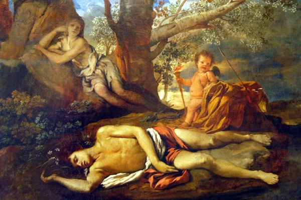 Echo and Narcissus, 1630, Nicolas Poussin (1594-1665)