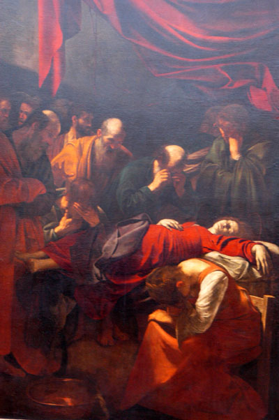 Death of the Virgin, Italian, 1610, Caravaggio, Muse du Louvre
