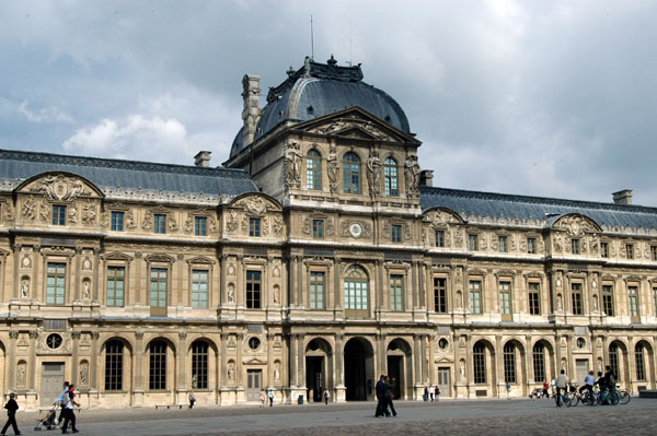 Pavilion de l'Horloge du Louvre (Sully Pavilion) built in 1640 under Louis XIII
