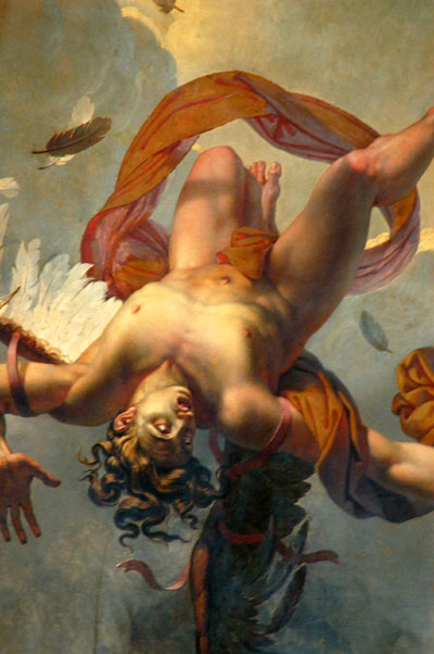 Detail of the Fall of Icarus, Louis XIV's Rotunda