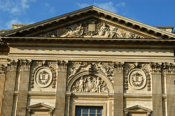 South pediment of Sully