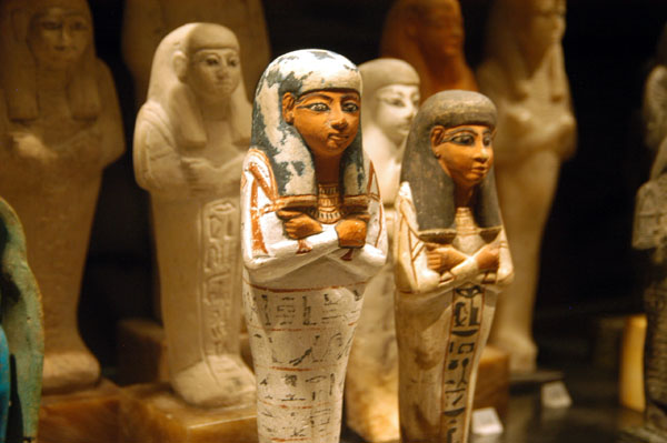 Small statues from the Egyptian collection