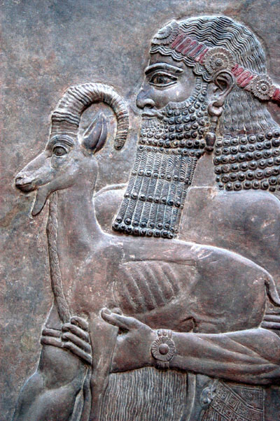 Assyrian reliefs in Cour Khorsabad