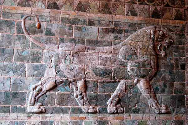 Frieze of Lions, from the reign of Darius I, ca 510 BC from his palace in Susa