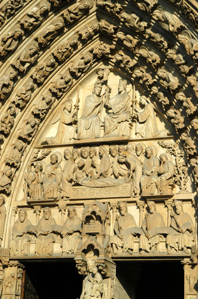 Portal of the Virgin, Notre Dame (left entrance)