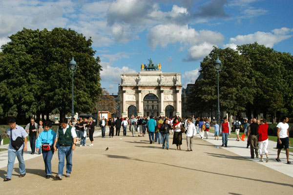 Jardin du Carrousel, Arc de Triomphe du Carrousel