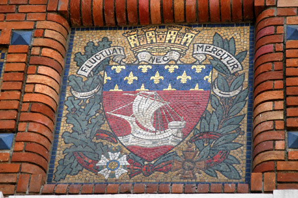 Mosaic of the Paris coat-of-arms
