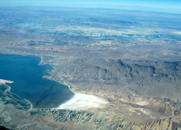 Lake south of Shiraz, Iran