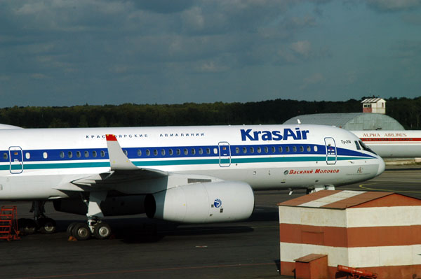 KrasAir Tupolev Tu-214 (RA-64508) at DME