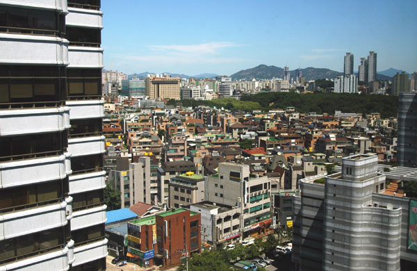 View from the Seoul Renaissance Hotel