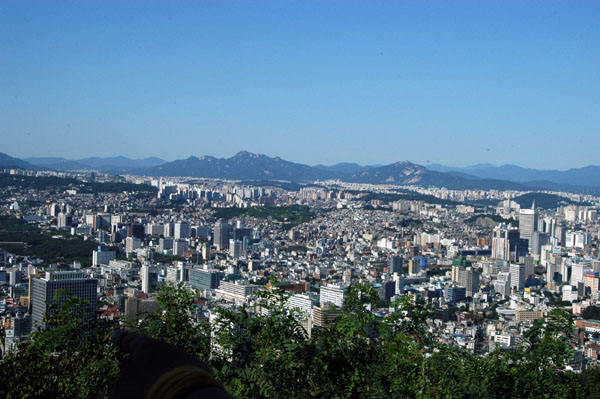 View north from Namsan Park