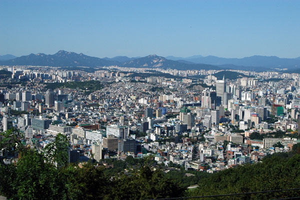 View north from Namsan Park