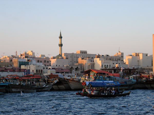 Evening along Dubai Creek