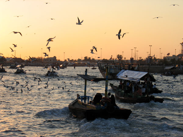 Evening along Dubai Creek