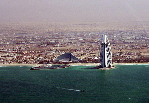 The Burj al Arab and Jumeriah Beach Hotel