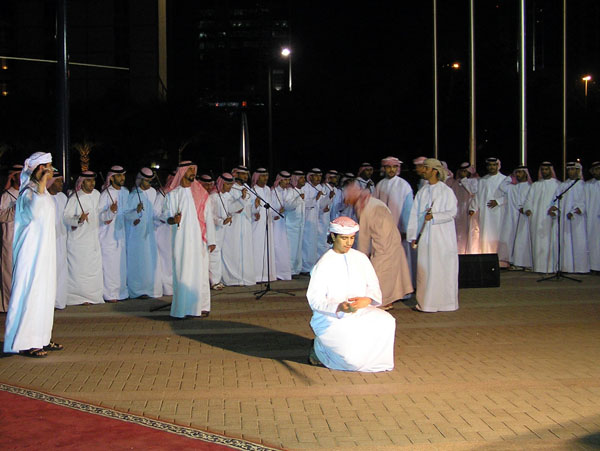 Arabic dancing at the Dubai Convention Center