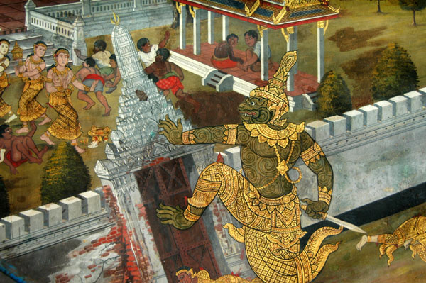 Ongkhot breaks down the Lanka city gate (50)