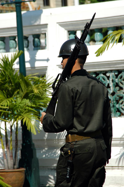 Thai soldier, Grand Palace