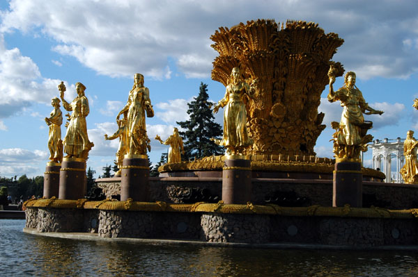 Each of the statues represents one of the old Soviet Republics