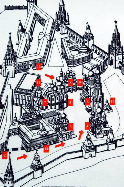 Map of the Kremlin