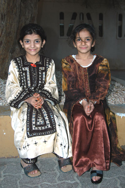 Girls in Burami, Oman
