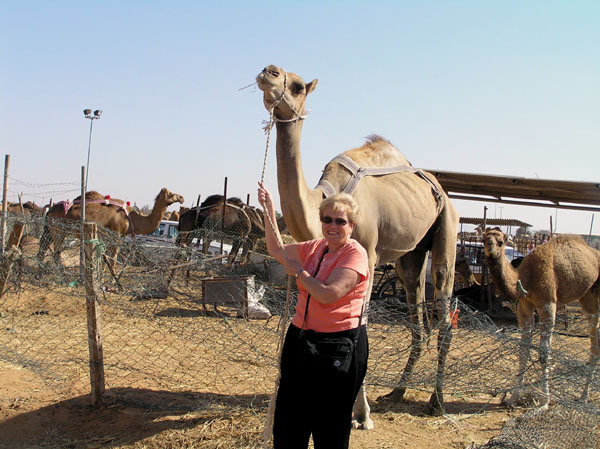 Mom and the Al Ain Camel Market