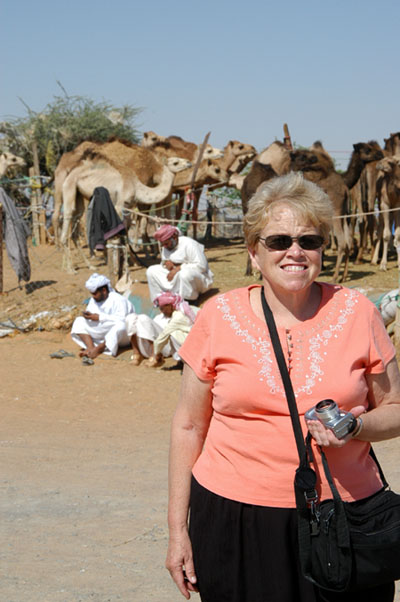 Mom and the Al Ain Camel