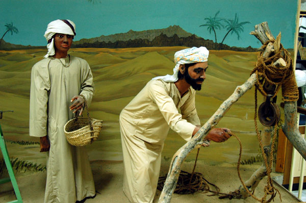 Diorama of a desert scene, Al Ain National Museum