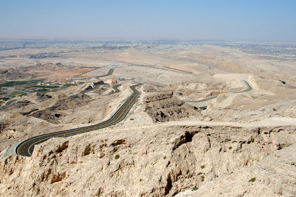 View during the ascent of Jebel Hafeet