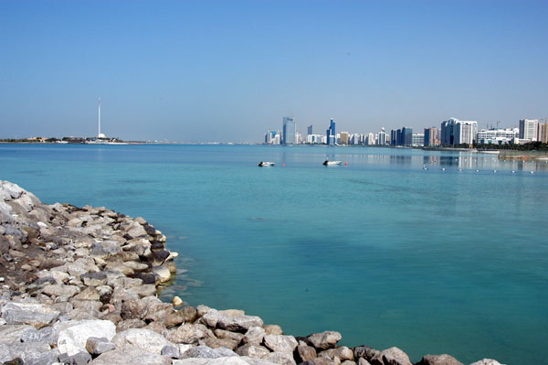 Abu Dhabi breakwater