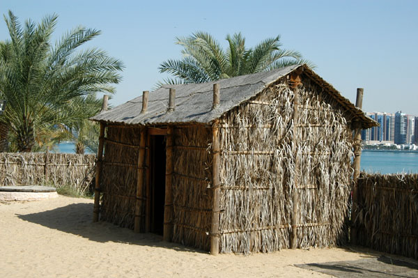 Palm frond hut, UAE Heritage Village