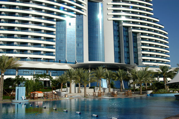 Pool and the hotel
