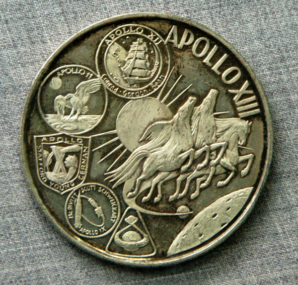 Apollo XIII 10 Riyal coin from Fujairah