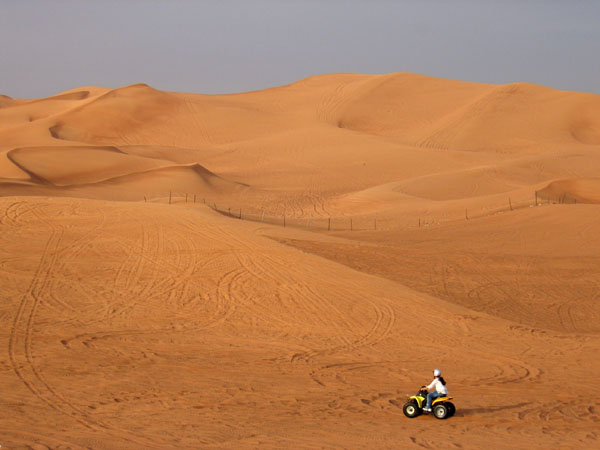 Quad Bike in the desert