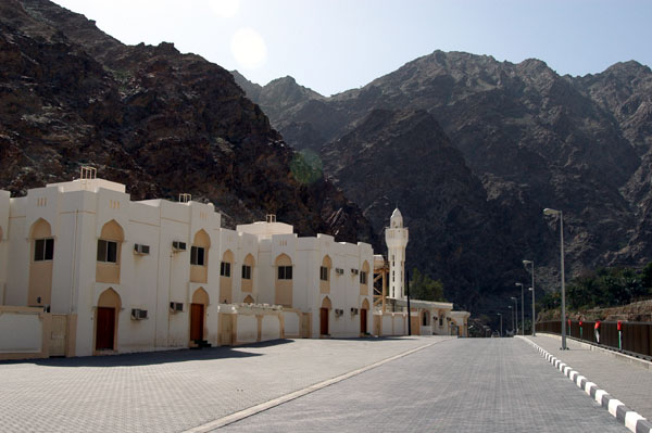 Surely part of Sharjah, these homes are just below the pools at Wadi Shis