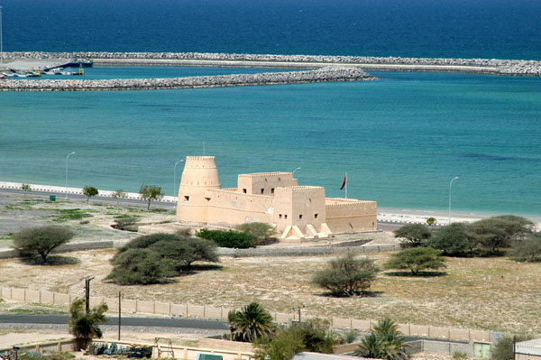 View of Bukha Fort from Al Qala Fort