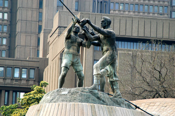 Miner's Monuent in downtown Johannesburg (Braamfontein)
