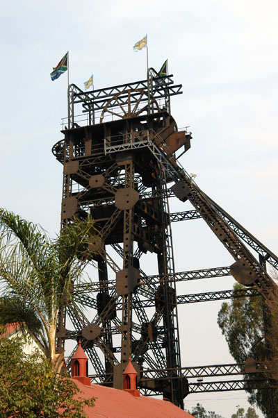 Tower above the 14 Shaft at Gold Reef City