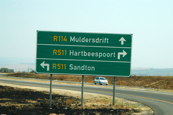 M511 north of Johannesburg