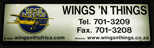 Wings 'n Things pilot shop, Lanseria Airport
