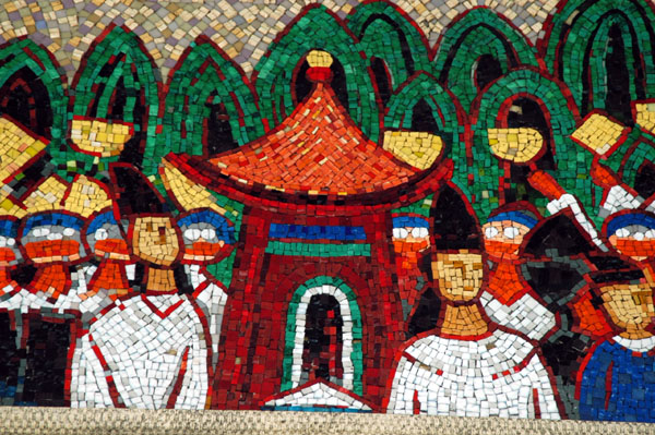 Mosaics at Namba Station