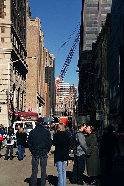 Looking towards Ground Zero