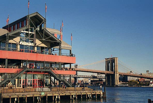 South Street Seaport and the Brooklyn Bridge