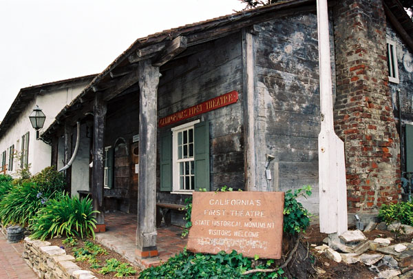 First Theatre, late 1840's, Pacific Street, Monterey