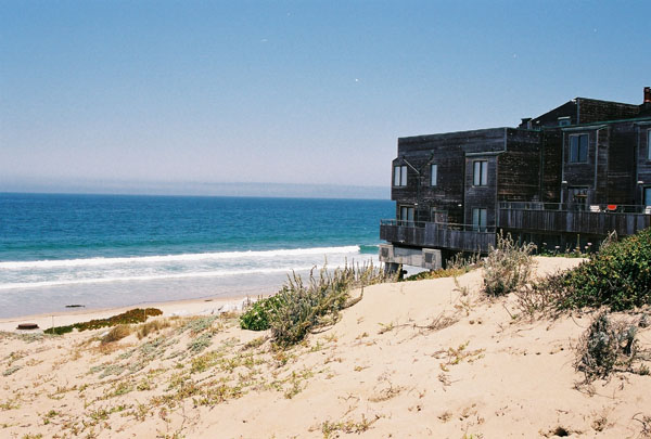 Beachfront homes north of downtown Monterery