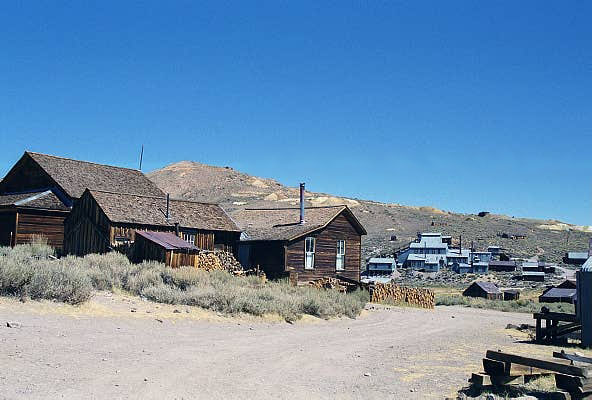 Bodie steadily declined from it's peak in the 1880s until it was a ghosttown in the 1940s
