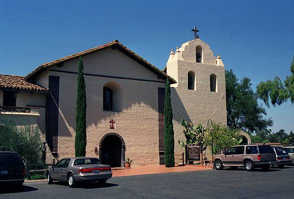 Santa Ynez Mission, the last of the Spanish missions, founded in 1804
