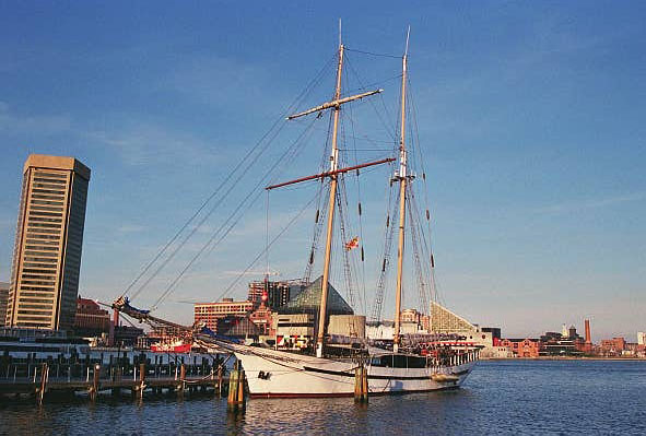 Another sailing ship at Baltimore's Inner Harbor