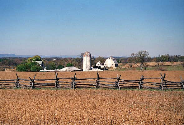 Today, the area is sleepy farmland in western Maryland
